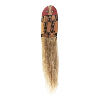Vintage Mehinaku Tribe Spatula for Spreading Manioc Dough Xingu Brazil For Sale