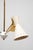 3-Light Chandelier in the style of Stilnovo, 1950s For Sale - Image 6 of 8