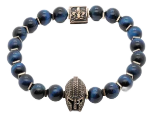 Tiger's Eye Gladiator Beaded Bracelet