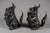 Pair Antique Chinese Bronze Foo Dog Shishi Incense Burners Qing Republic For Sale In Los Angeles - Image 6 of 9