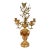 Italian Rococo Gold Gilt 5 Arm Candelabra For Sale