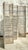 Add a bold architectural statement to your space with this vintage boho stacked wood and chrome folding screen. This...