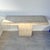 Maitland Smith Tessellated Stone Pedestal Console Table With Brass Inlay For Sale - Image 12 of 12