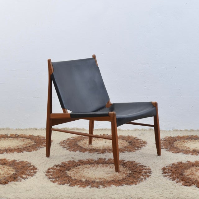 WK Möbel Model 1192 Chimney Chair by Franz Xaver Lutz for WK Möbel, 1958 For Sale - Image 4 of 8