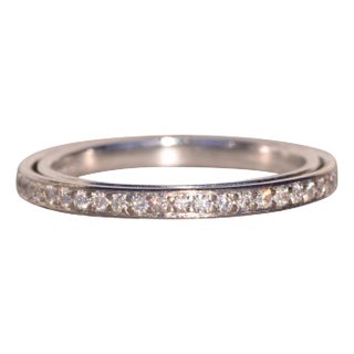 The Continuum Steller Two: Designer Signed Eternity Band with Natural Diamonds For Sale