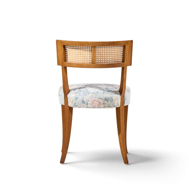 Brown Michael Taylor for Baker Klismos Mid Century Cane Dining Chairs - Set of 4 For Sale - Image 8 of 10