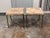 Design Plus Gallery presents a Pair of Square Stone Top End Tables from Bassett Furniture. Each table showcases a...