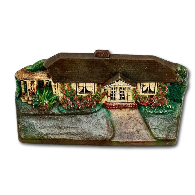 Metal Rare & Hard to Find Antique American Cottage Cast Iron Doorstop by Cjo H L Judd Co. Circa 1920s For Sale - Image 7 of 18