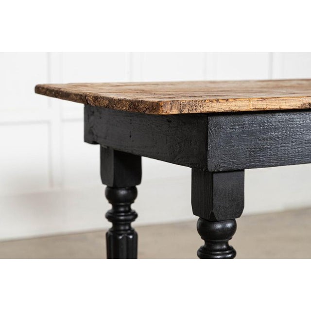 Antique English Ebonised Pine Server Table, 1890 For Sale - Image 13 of 16