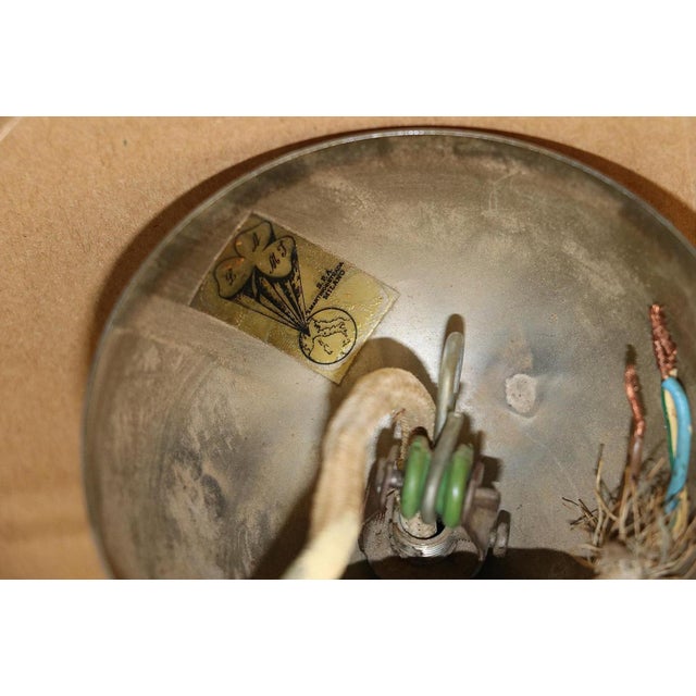 Metal Pendant Lamp in Murano Glass Petals & Chrome from Venini, Italy, 1960s For Sale - Image 7 of 9