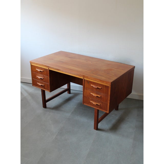 Vintage Danish Desk in Teak, 1960s For Sale - Image 6 of 12