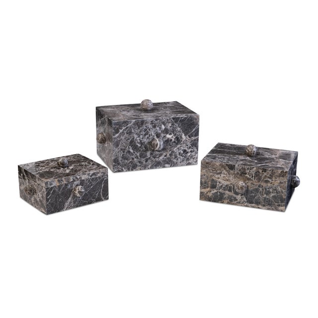 Traditional Maitland-Smith Selene Boxes For Sale - Image 3 of 3