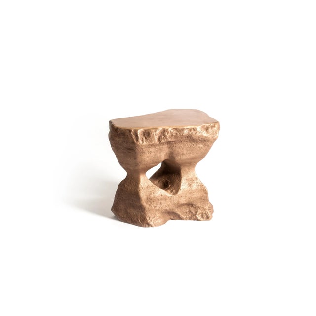 This set of three coffee tables in bronze lost-wax casting was designed and produced by Studio Superego in Italy. Signed...