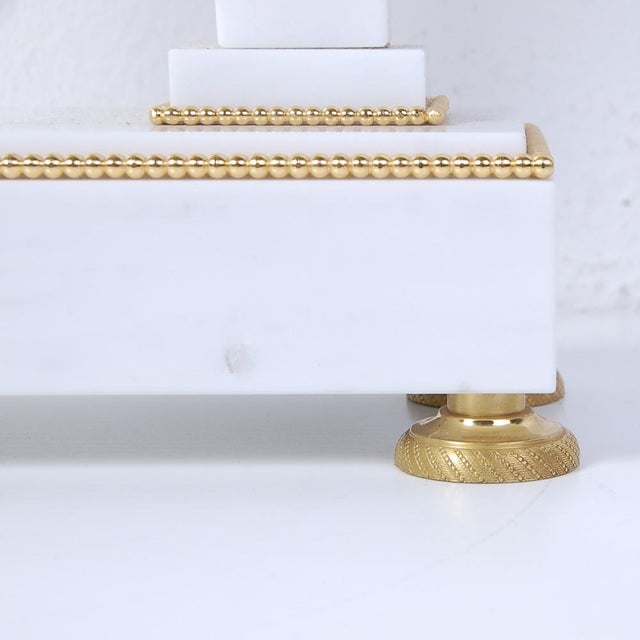 Gold Napoleon III Grandfather Clock, 1970s For Sale - Image 8 of 16