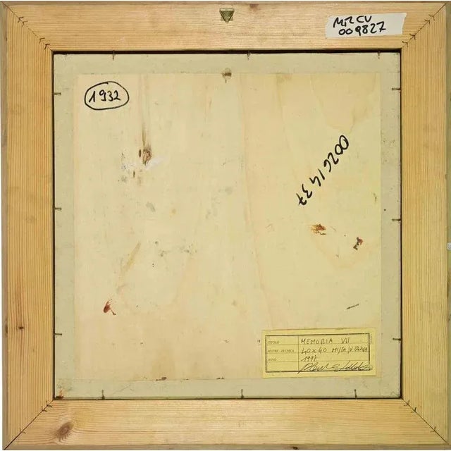 Contemporary Paolo La Motta, Memory VII, Mixed Media, 1997 For Sale - Image 3 of 4