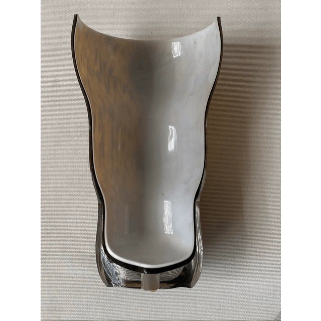 American Antique Tortoise Shell Glass Sconce Shade For Sale - Image 3 of 6