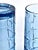 Cornflower Blue Vintage Anchor Hocking Flat Iced Tea Glasses in Tartan Blueberry, Set of 4 For Sale - Image 8 of 13