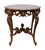 Mid 20th Century Vintage Antique Mahogany & Walnut Louis XV French Provincial 29" Accent Table W. Cherubs and Acanthus Leaf Carvings For Sale - Image 5 of 7