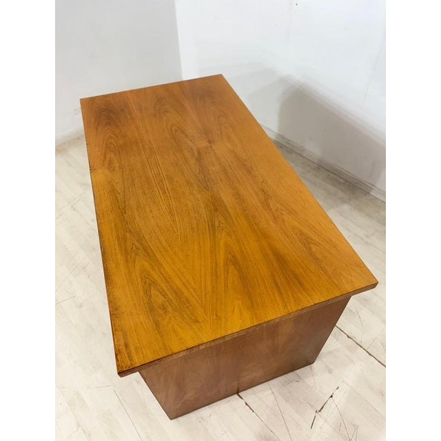 Vintage Art Deco Desk in Walnut, 1928 For Sale - Image 12 of 14