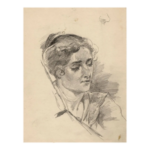 Walter Shirlaw Portrait of a Lady