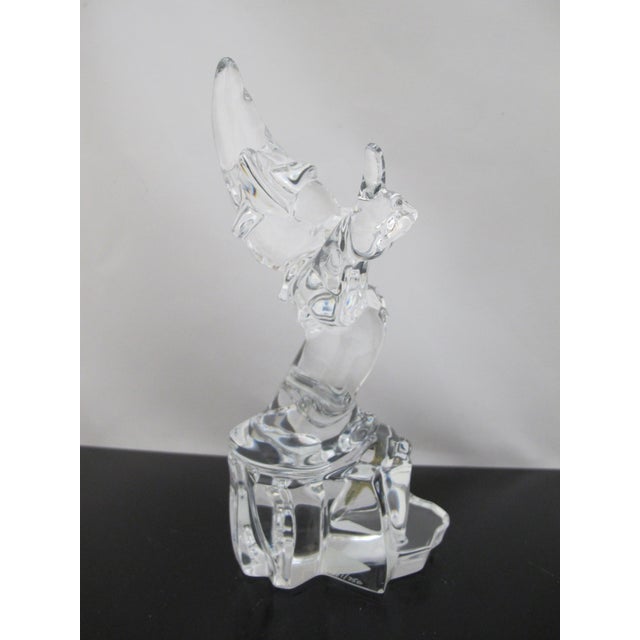 Transparent Disney Waterford Crystal Mickey Mouse Sorcerer Limited Edition of 750 in Box For Sale - Image 8 of 18