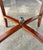 Bombay Company Mahogany Round Accent Table With Flip Out Drawers For Sale - Image 4 of 8