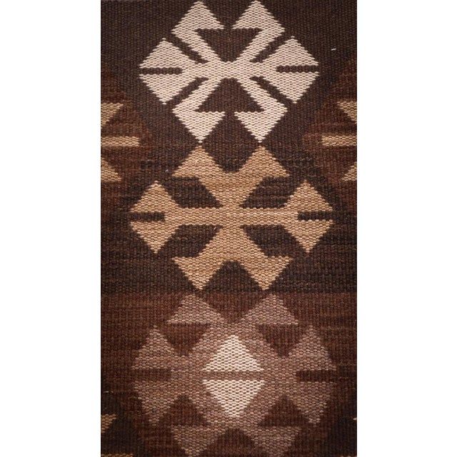 Large Brown Kilim Ottoman from John Sankey, 2010s For Sale - Image 9 of 11
