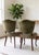 French Vintage Compact French Louis XV Style Tufted Velvet Side Chair -Only One Left For Sale - Image 3 of 5