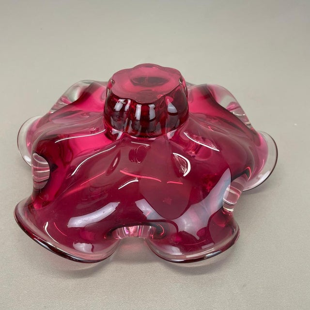 Pink-Purple Murano Glass Shell Ashtray, Italy, 1970s For Sale - Image 16 of 18