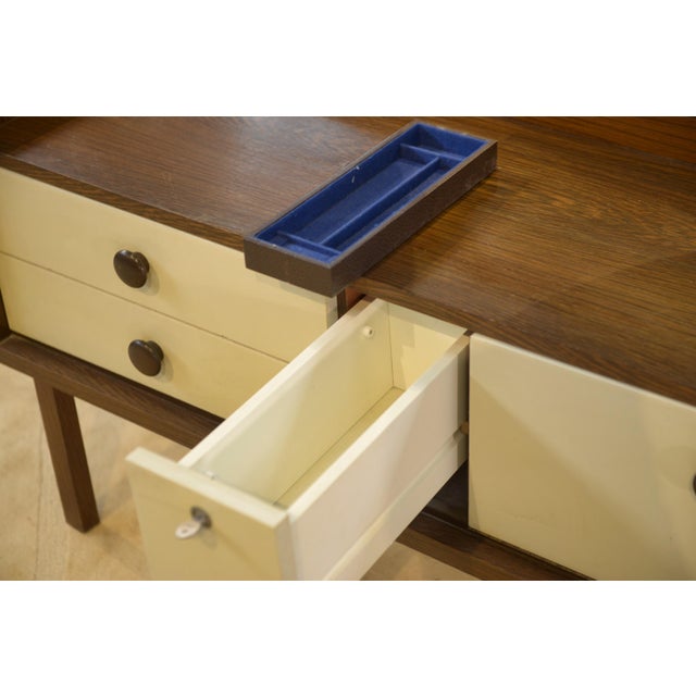 1990s Wenge Wood Dressing Table, 1990s For Sale - Image 5 of 12