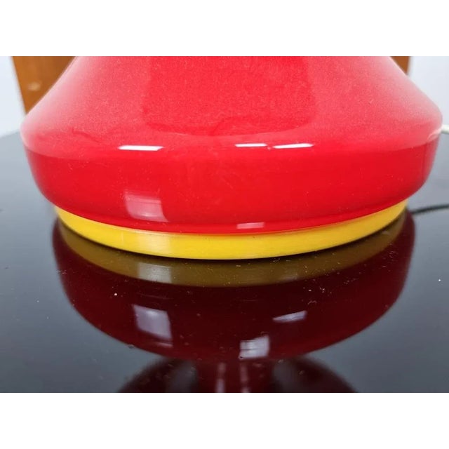 Mid-Century Glass Table Lamp by S. Tabera For Sale - Image 5 of 6