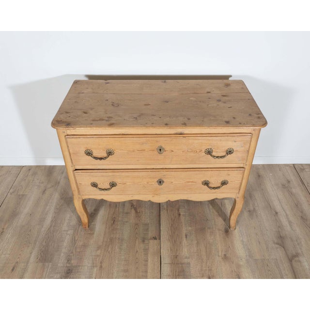 18th Century 18th-Century Provincial Two-Drawer Commode For Sale - Image 5 of 8
