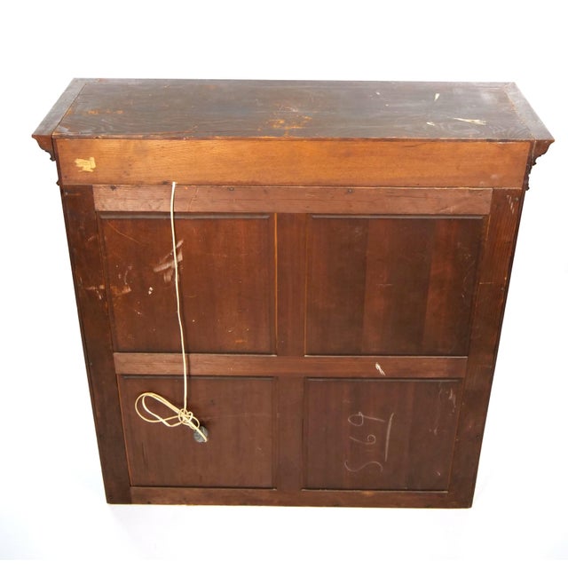 Chippendale Style 19th Century Mahogany Two-Part Bookcase Cabinet on Stand For Sale - Image 14 of 15