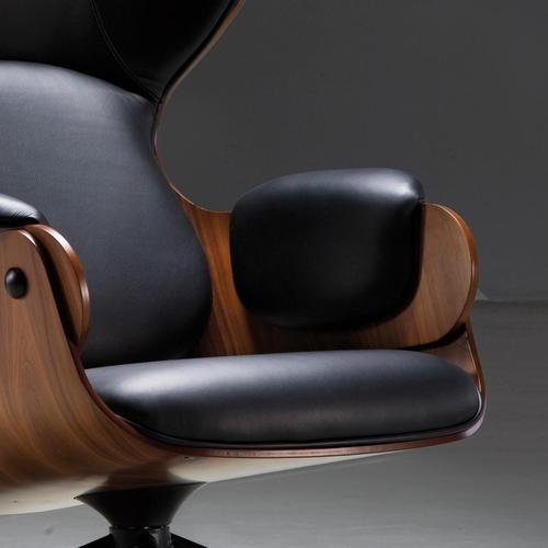 Playwood Walnut and Leather Chair by Jaime Hayon For Sale - Image 6 of 16