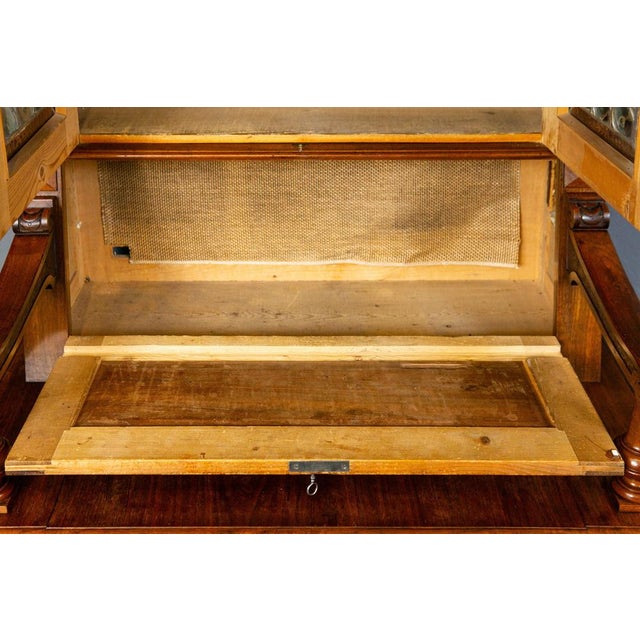 Antique Bench Bookcase in Pine For Sale - Image 15 of 18