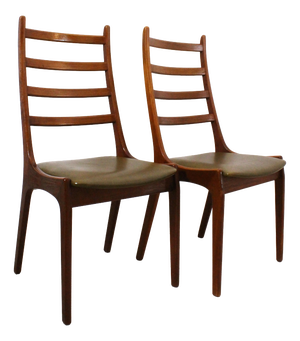 Teak Dining Chairs by Kai Kristiansen for KS Møbler, Denmark, 1960s, Set of 2