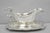 Vintage Gorham Y1130 and Y1131 Victorian Silver Plated Gravy Sauce Boat & Underplate. Circa Mid 20th Century....