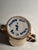 Tuscan Marchesi Ricci Per La Suvera Italian Ceramic Urn, Lid & Saucer - Gilde Finish For Sale - Image 3 of 7