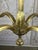 Metal Gilt Gold Metal Leaf Chandelier by Miamar Home - Pair For Sale - Image 7 of 15