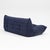 Togo Three-Seater Sofa in Dark Blue Boucle by Michel Ducaroy for Ligne Roset For Sale - Image 12 of 18