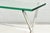 1960s Florence Knoll Chrome and Glass X Base Console Table, 1960 For Sale - Image 5 of 10
