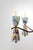 Metal Murano Glass Chandelier by Dino Martens for Aureliano Toso,1950s For Sale - Image 7 of 13
