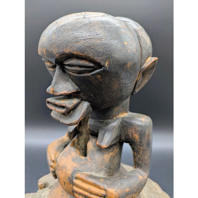 1940s African Congolese Handcrafted "Songye Fetish" For Sale - Image 9 of 11