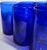 Bubbled Cobalt Tumblers- Set of Six For Sale - Image 10 of 11