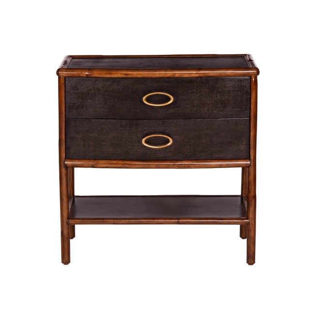 This piece is available only as shown, and will ship in 2-3 weeks. An elegant nightstand from the Century Furniture Canvas...