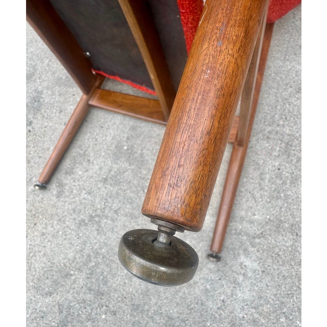 Jens Risom Model C-160 Walnut Armchair For Sale - Image 10 of 11
