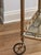Brass Late 20th Century Three Tier Brass Bar Cart on Casters, Regency Style For Sale - Image 8 of 8