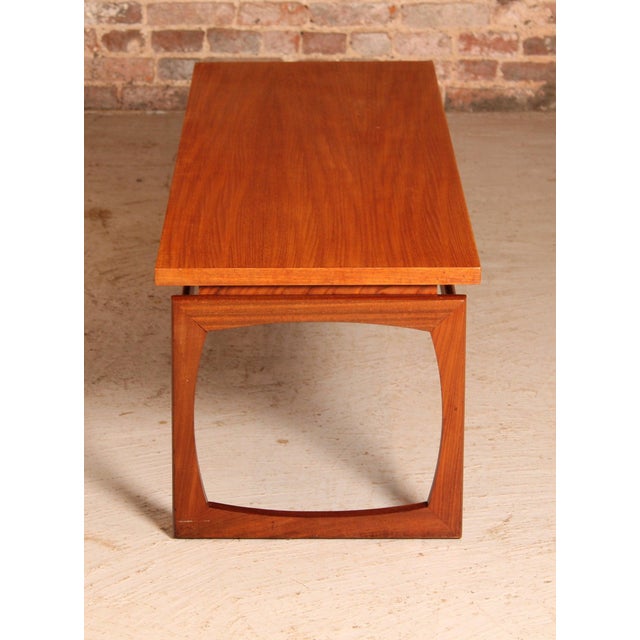 Wood Long Mid-Century Quadrille Coffee Table in Teak from G-Plan, 1960s For Sale - Image 7 of 10