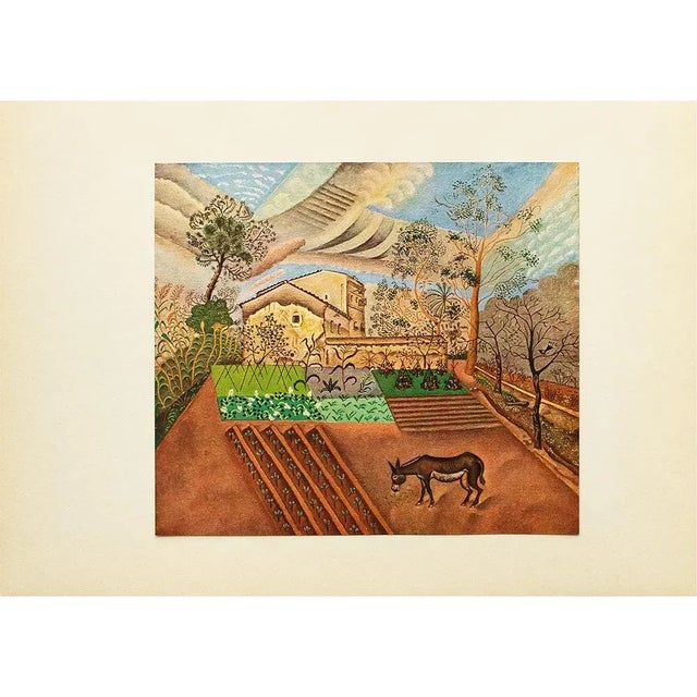 1940s After Joan Miró, "The Farm" First Edition Period Swiss Offset Lithograph For Sale In Dallas - Image 6 of 8