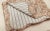 Cornflower Blue Vintage French Boutis Quilt, Pastel Floral Toile & Stripe, Queen Size For Sale - Image 8 of 12
